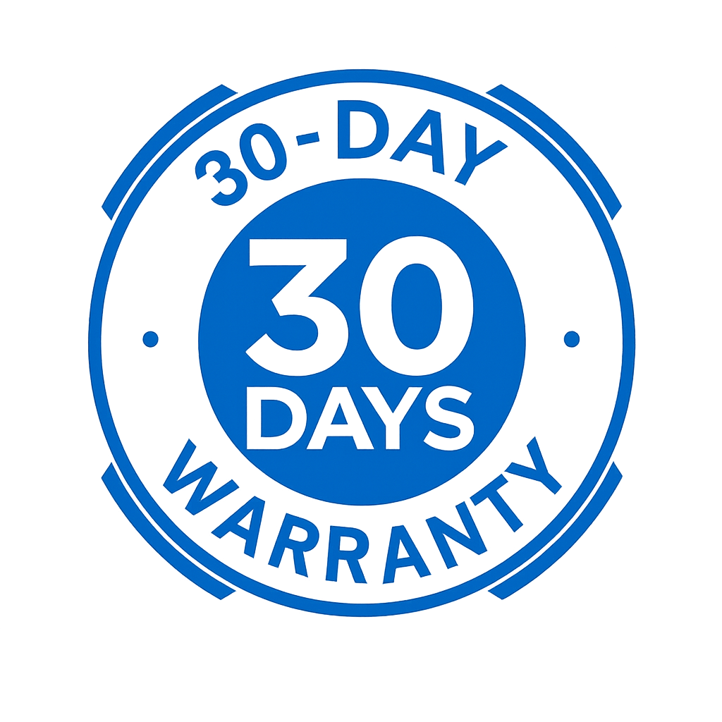 Free 30-Day Warranty